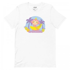 Sanrio Chi Chai Monchan Banana Boat Apparel Tee USA | QYJGP-3018