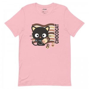 Sanrio Chococat Neopolitan Ice Cream Apparel Tee USA | TKJRC-6301