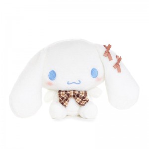 Sanrio Cinnamoroll 11" Plush (Mocha Check Series) Sanrio Characters Plushies USA | DYMOI-6504