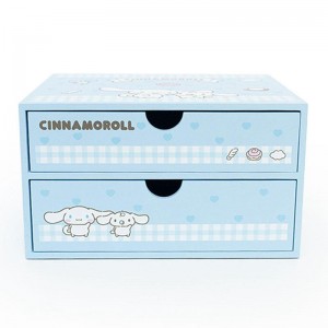 Sanrio Cinnamoroll 2-Drawer Sanrio Characters Storage Chest USA | XPDZL-2659