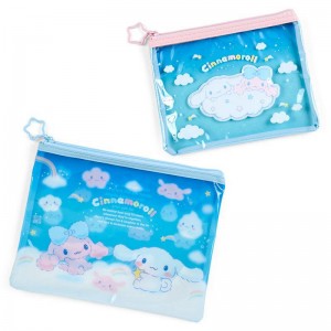 Sanrio Cinnamoroll 2-Piece Set (Poron Cloud Series) Sanrio Characters Pouch USA | BRCKW-9871