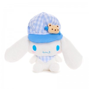 Sanrio Cinnamoroll 8" Plush (Gingham Series) Sanrio Characters Plushies USA | ZROLV-4857