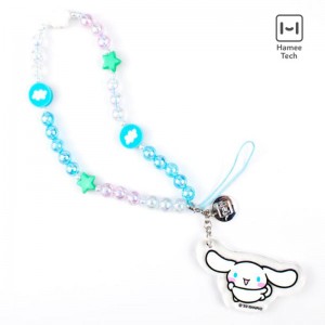 Sanrio Cinnamoroll Beaded Charm Mobile Phone Sanrio Characters Wrist Straps USA | KNTXV-8603