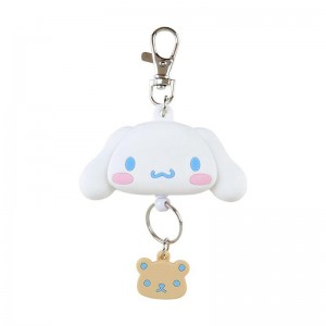 Sanrio Cinnamoroll Bestie Face Reel Accessories Keychain USA | DLWAT-8579