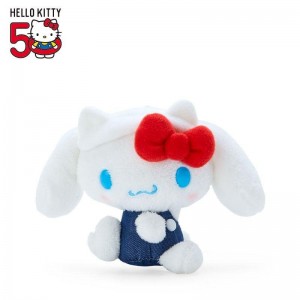 Sanrio Cinnamoroll Mascot Plush (Hello, Everyone! Series) Accessories Keychain USA | JOSAX-4587