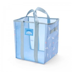 Sanrio Cinnamoroll Mesh Storage (Medium) Sanrio Characters Tote USA | OVQWE-7681