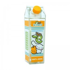 Sanrio Cinnamoroll Milk Carton (Orange & Kiwi) Sanrio Characters Water Bottle USA | NYKQC-8164