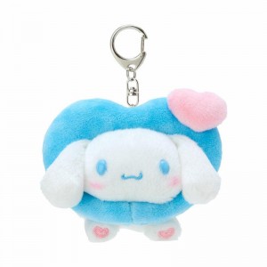 Sanrio Cinnamoroll Plush Mascot (Big Heart Series) Sanrio Characters Keychain USA | OKYLX-4025