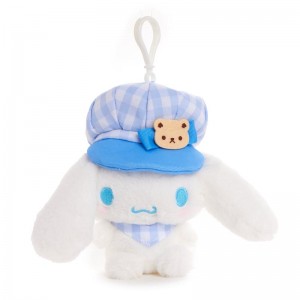 Sanrio Cinnamoroll Plush Mascot (Gingham Series) Sanrio Characters Plushies USA | LEMQN-5491