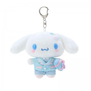 Sanrio Cinnamoroll Plush Mascot (Sanrio Academy Series) Sanrio Characters Keychain USA | ENTAS-4078