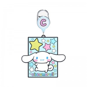 Sanrio Cinnamoroll Retractable ID Reel Accessories Keychain USA | KCHQX-0769