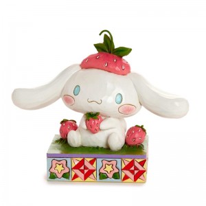 Sanrio Cinnamoroll with Strawberry (Jim Shore Sanrio Collection) Sanrio Characters Figurine USA | FXRAD-6125