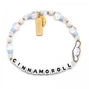 Sanrio Cinnamoroll x Little Words Project Beaded Accessories Bracelet USA | JVTGA-5891