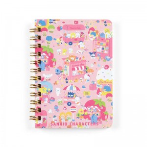 Sanrio Compact Ruled Sanrio Characters Notebook USA | MCJTN-0874