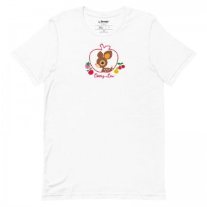 Sanrio Deery-Lou Sweet Apple Apparel Tee USA | ANJHQ-4238