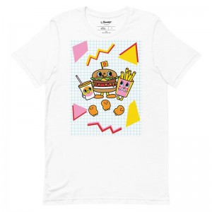 Sanrio Dokidoki Yummychums 80s Retro Apparel Tee USA | HFRKL-8712