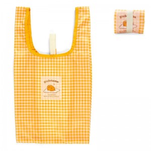 Sanrio Gudetama Gingham Reusable Bags Tote USA | LSJRO-8675