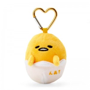 Sanrio Gudetama Plush Mascot All My Heart Sanrio Characters Keychain USA | DCXVA-6427