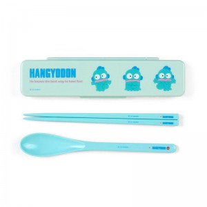 Sanrio Hangyodon Everyday & Spoon Set Sanrio Characters Chopsticks USA | EPWND-3640