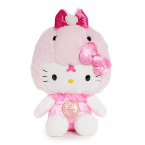 Sanrio Hello Kitty 10" Pink Plush (Year of the Snake) Sanrio Characters Plushies USA | KPDLO-6754