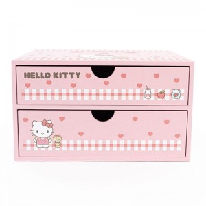 Sanrio Hello Kitty 2-Drawer Sanrio Characters Storage Chest USA | WGXFK-9021