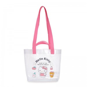 Sanrio Hello Kitty 2-Way Vinyl (Besties Friend Series) Bags Tote USA | RIWNV-0679