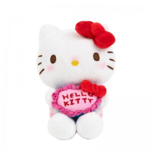 Sanrio Hello Kitty 50th Anniv. Plush Mascot (Full of Happy Series) Sanrio Characters Keychain USA | HBMYW-1890