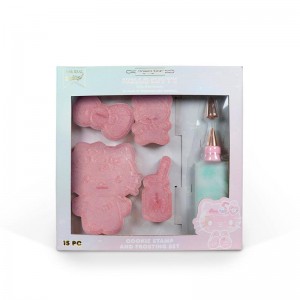 Sanrio Hello Kitty 50th Anniversary Cookie Stamp and Frosting Set Sanrio Characters Cookie USA | RVULG-7146