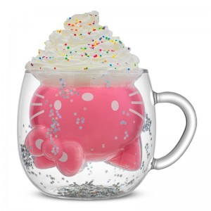 Sanrio Hello Kitty 50th Anniversary Limited Edition 3D Double Wall Sanrio Characters Mug USA | IAMJV-3709