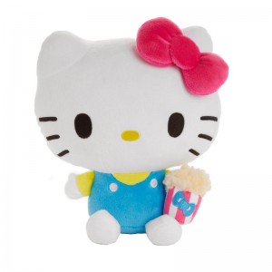 Sanrio Hello Kitty 8" Plush (Popcorn Friends Series) Sanrio Characters Plushies USA | KNLGO-9572