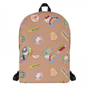 Sanrio Hello Kitty Adventure Camp All-Over Print Sanrio Characters Backpack USA | UMIRE-8413