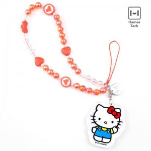 Sanrio Hello Kitty Beaded Charm Mobile Phone Sanrio Characters Wrist Straps USA | FTUSG-2917