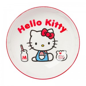 Sanrio Hello Kitty Ceramic Dinner Bowl (Classic Milk Bottle) Sanrio Characters Bowl USA | YSMRD-7804