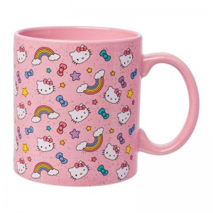 Sanrio Hello Kitty Ceramic (Stars, Bows, & Rainbows) Sanrio Characters Mug USA | GAHIV-5326