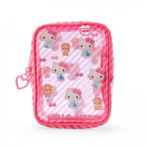 Sanrio Hello Kitty Clear Mini Zipper Bags Pouch USA | CEKMP-3678