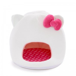 Sanrio Hello Kitty Covered Pet Cave Bed Sanrio Characters Pet Cave Bed USA | IGBDS-3962