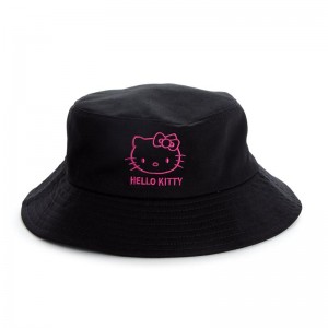 Sanrio Hello Kitty Embroidered (Summer Vibes Edition) Sanrio Characters Bucket Hat USA | CWVGH-1769