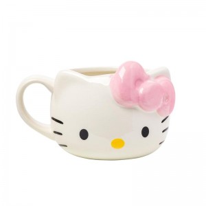 Sanrio Hello Kitty Face Sculpted (Pink) Sanrio Characters Mug USA | EKGQM-4512