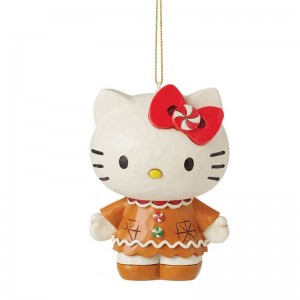 Sanrio Hello Kitty Gingerbread Hanging (Jim Shore Sanrio Collection) Sanrio Characters Ornament USA | OJVHK-1960