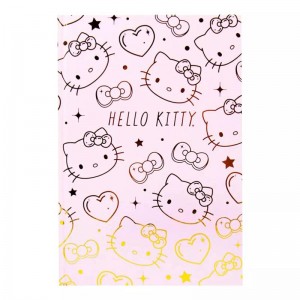 Sanrio Hello Kitty Gold Foil Hardcover Journal Sanrio Characters Journal USA | MUONK-8130