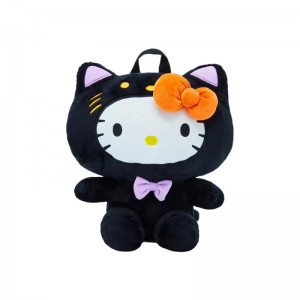 Sanrio Hello Kitty Halloween Black Cat Plush Sanrio Characters Backpack USA | NREWZ-9457