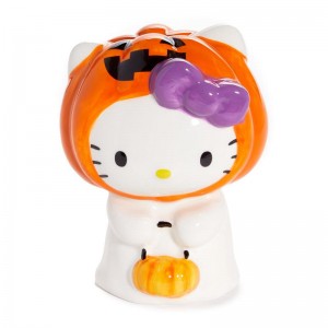 Sanrio Hello Kitty Halloween Trick or Treat Ghost Ceramic Sanrio Characters Figurine USA | DTCNZ-0258