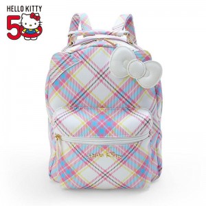 Sanrio Hello Kitty Mini (Hello Kitty Dress Tartan Series) Bags Backpack USA | LZGUH-3617