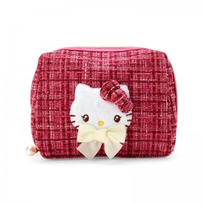 Sanrio Hello Kitty Mini Zipper (Winter Tweed Series) Sanrio Characters Pouch USA | GRVUK-9568