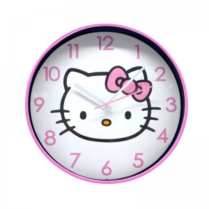 Sanrio Hello Kitty Pink Classic Wall Sanrio Characters Clock USA | VJLDZ-3850