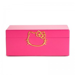 Sanrio Hello Kitty Pink Lacquered Jewelry Organizer Sanrio Characters Box USA | LBZQO-0581