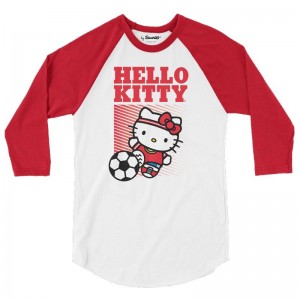 Sanrio Hello Kitty Soccer Raglan Sanrio Characters Raglan USA | QHBCT-3796