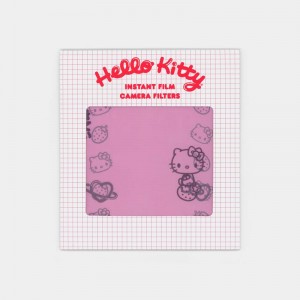 Sanrio Hello Kitty Strawberry Milk Photo Filters for Instant Films (4-Pack) Sanrio Characters Camera USA | KZFQP-3158