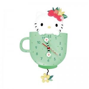 Sanrio Hello Kitty Tea Time Wall Sanrio Characters Clock USA | XGNIJ-0638