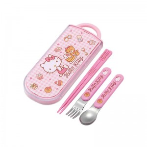 Sanrio Hello Kitty Utensil Set Trio Sanrio Characters Set Trio USA | GUCAP-4567